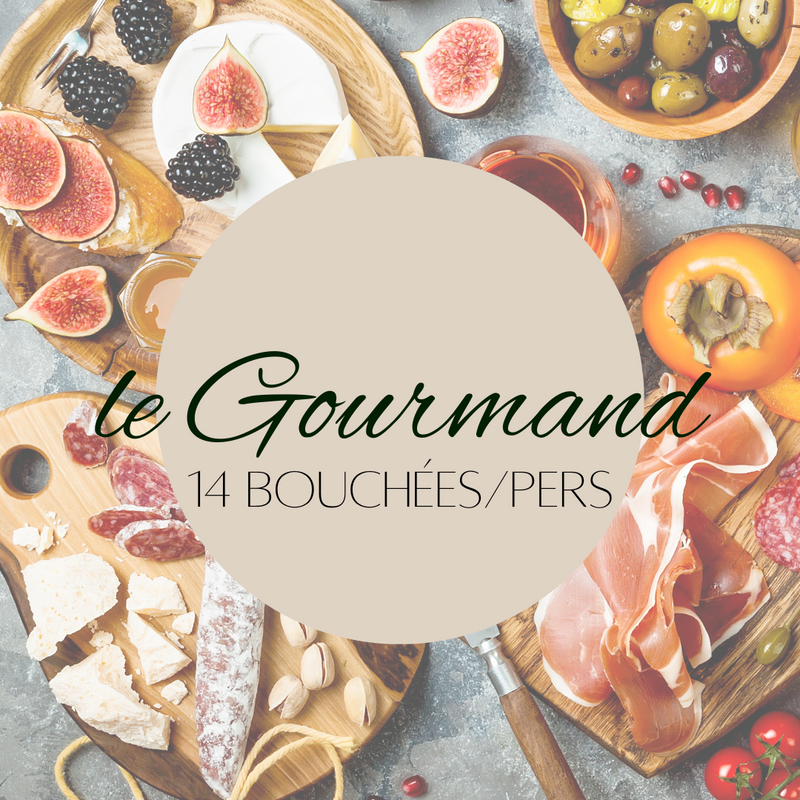 Cocktail - Le Gourmand (14 bouchées/pers)