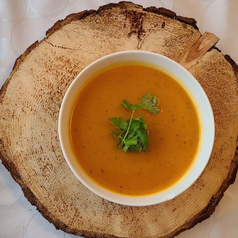 Roasted Root Vegetables Soup